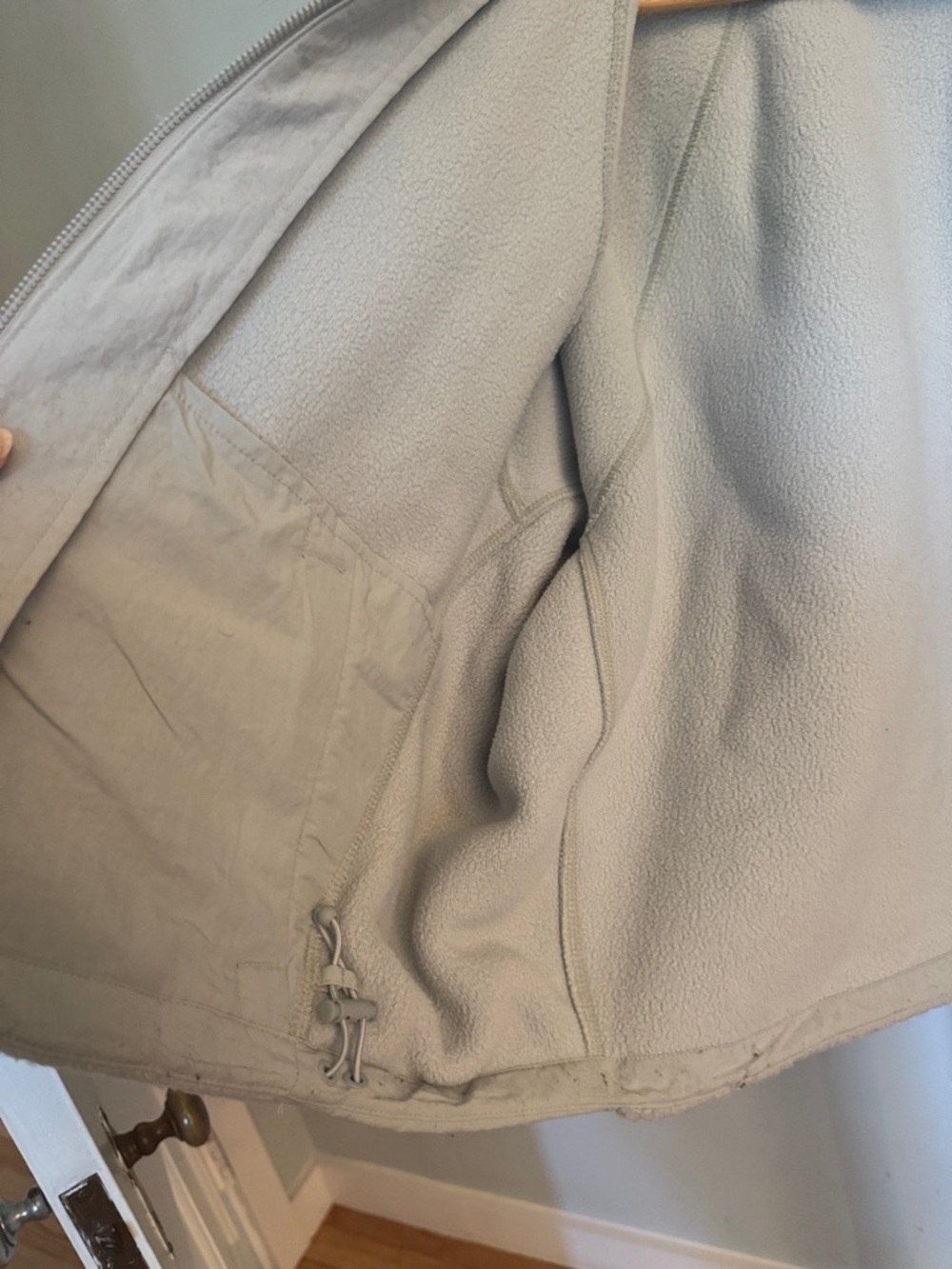 Vuori Light blue Teddy Jacket with Zip Pockets - Picture 5 of 6